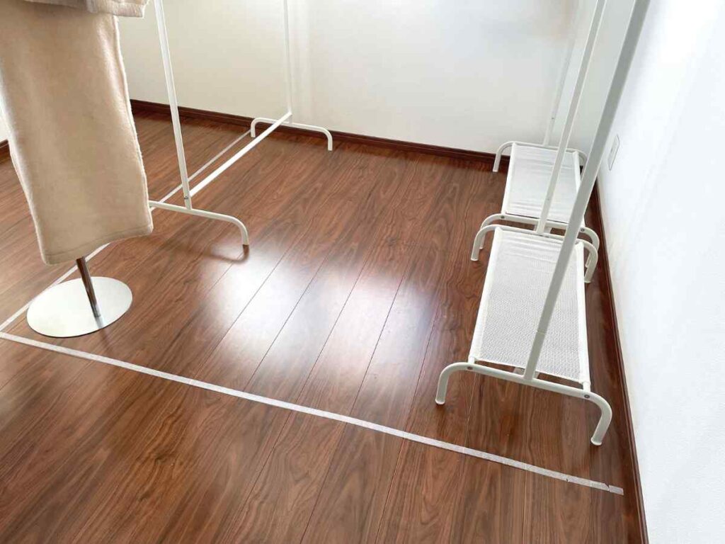 ハンドメイド服マルシェのレイアウト